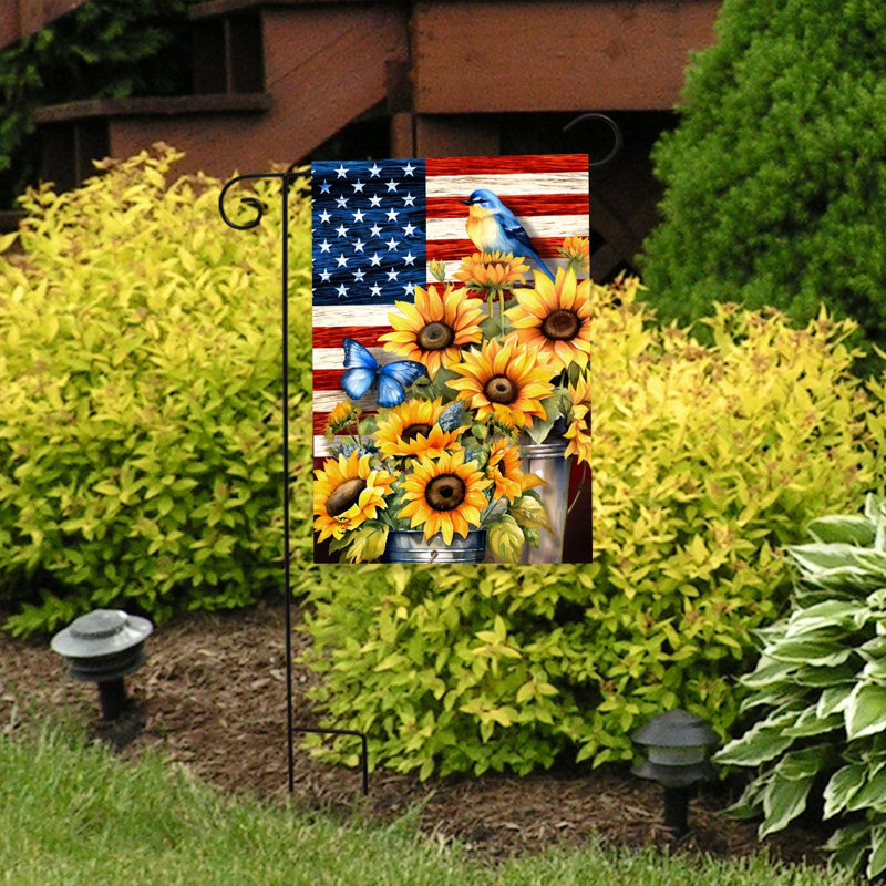 Drapeau du jardin américain