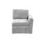 Canapé modulaire 5 pièces en gris, 2 x accoudoirs, 1 accoudoir sans accoudoirs, revêtement en suède, coussin de siège confortable contemporain, siège à plateau-coussin, style moderne pour la maison-532051306