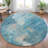 Machine Washable Indoor/Outdoor Xhevrie Blue Rug-111829027