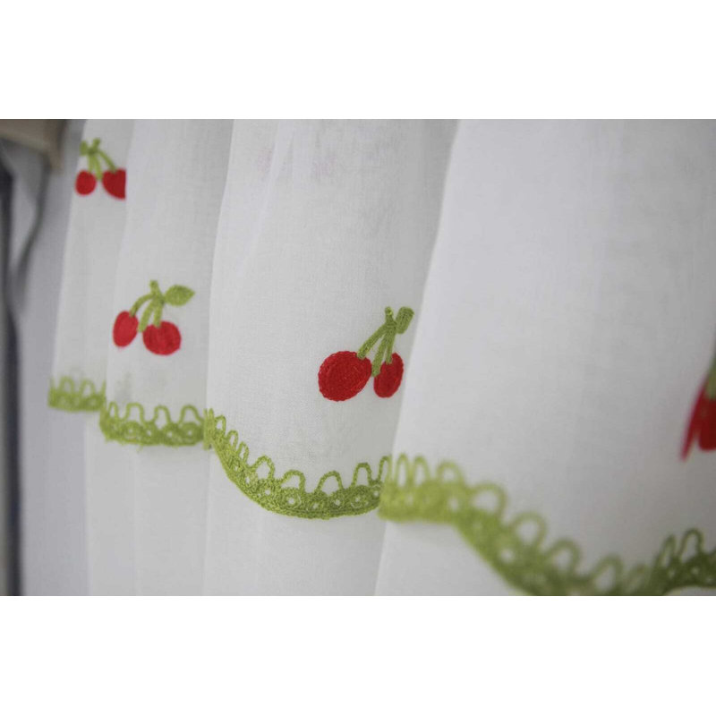 Lidderdale Semi Sheer Curtain Pair, 48"36