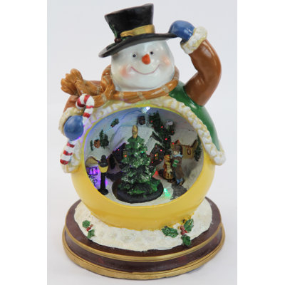 Bonhomme de neige illuminé