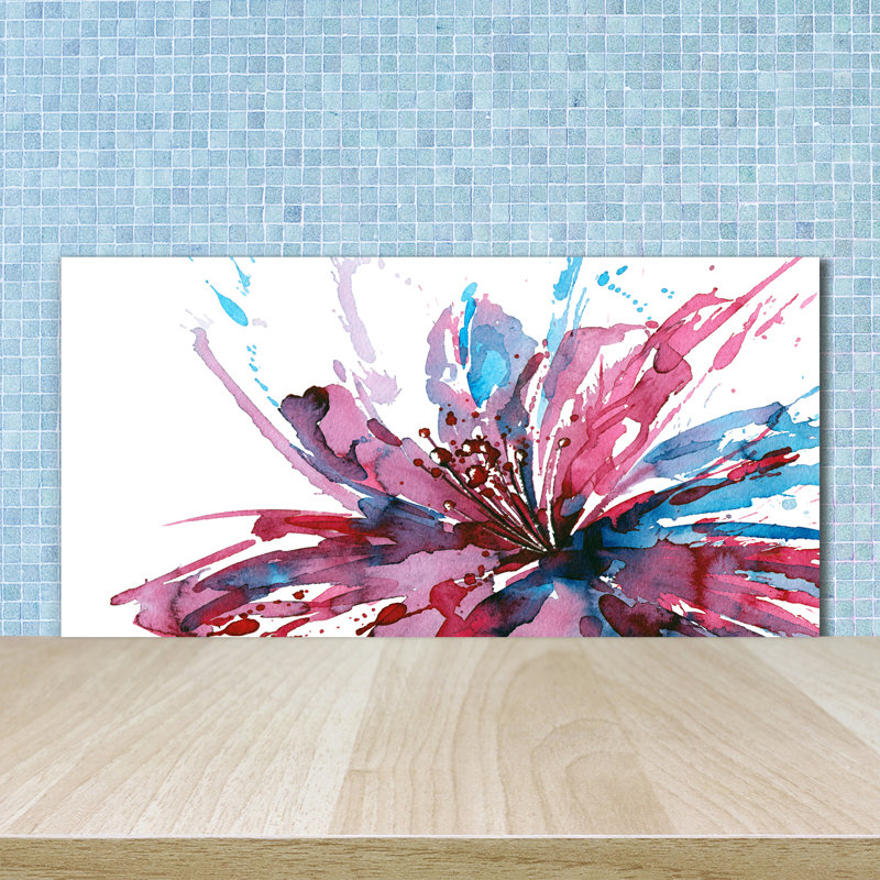 Azuri 50cm W x 100cm L Glass Peel and Stick Panel