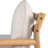 Lynda Outdoor 2-Piece Acacia Wood Conversation Set With Removable Cushions
