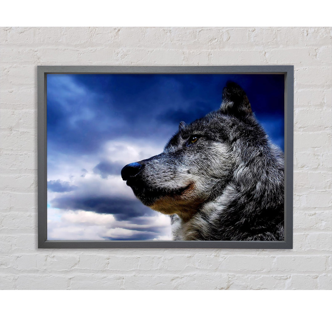 Wolf Clouds - Einzelner Bilderrahmen Kunstdrucke auf Leinwand