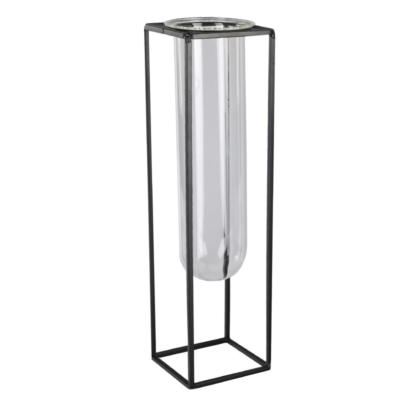 Maniscalco Glass Table Vase, 15.75" H x 4.25" W x 4.25" D
