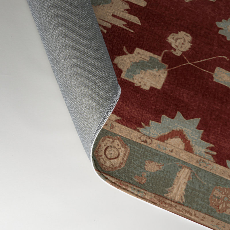 Tapis intérieur et extérieur brun Overdyed, Rectangulaire 3 pi x 5 pi