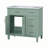 Modern Bathroom Vanity with Ceramic Sink and Multiple Storage Options for Enhanced Functionality