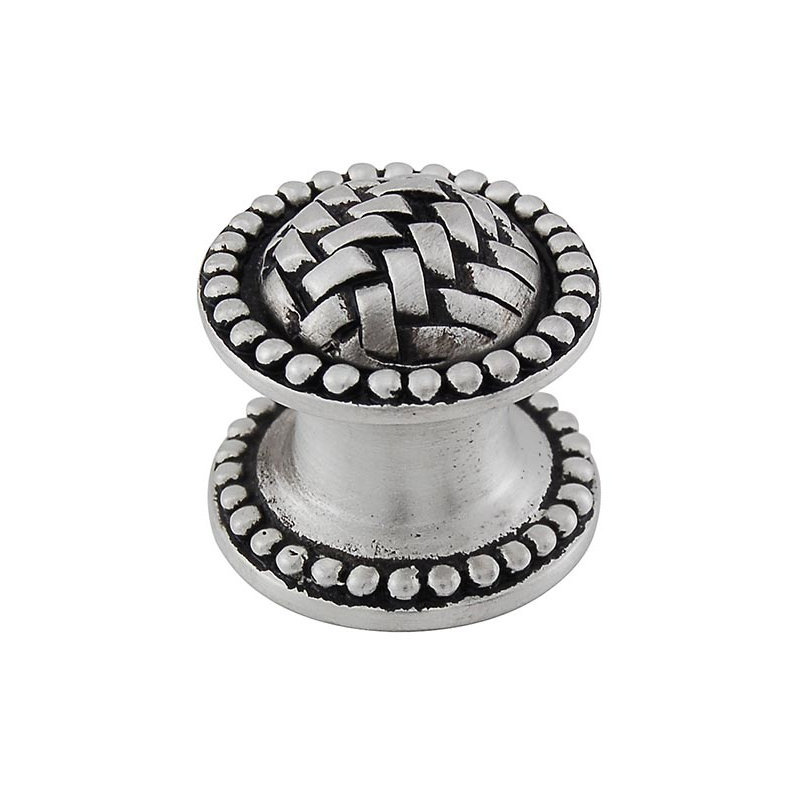 Cestino Mushroom Knob, 1" H x 1" W x 1" D, Antique Nickel