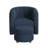 Modern Contemporary Swivel Chair with Ottoman Boucle Fabric Upholstery Solid Wood Living Room Furniture-109063227