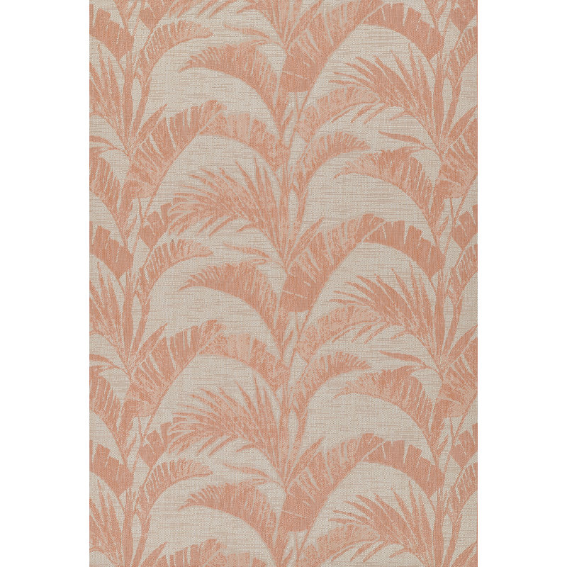 Finnick Floral Indoor / Outdoor Rug, Rectangle 5'3" x 7'