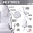 Techni Sport TSF45C Velvet Memory Foam Gaming Chair-734340995