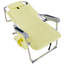 Chaise de plage pliante en aluminium à motif citron-827088883