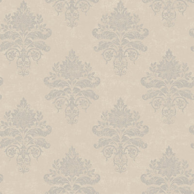 Palazzo 2 Collection Medallion Damask Wallpaper Roll