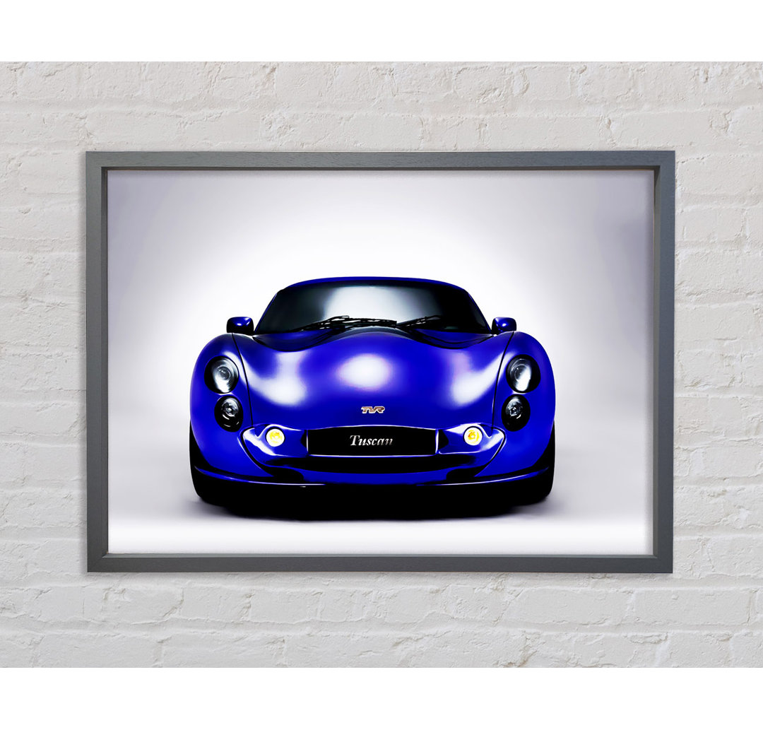 TVR Tuscan Blue Purple - Einzelner Bilderrahmen Kunstdrucke auf Leinwand