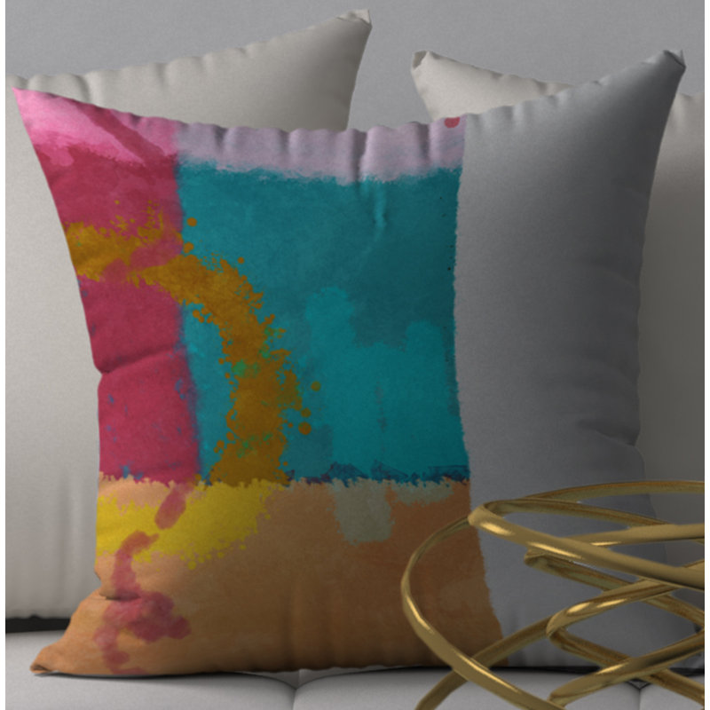  Housse et insert de coussin carré vivifiant, 24" X 24"