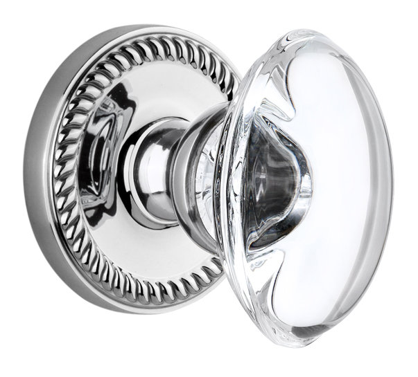 Figurine Grandette Newport Rosette, Chrome brillant