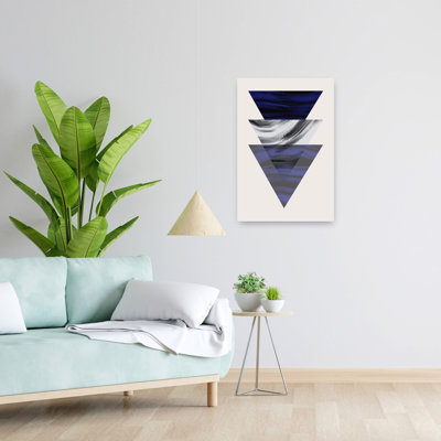 Contemporary Art Abstract Contemporary Minimalist Architecture Art by Little Dean - Wrapped Canvas Print