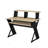 Eleazar Natural Oak Finish Music Recording Studio Desk With Spacious Storage And Cable Management, Perfect For Modern Creatives