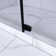 60 In. W X 76 In. H Frameless Single Sliding Glass Shower Doors