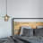 Virna 11.8"W 1-Light Glass and Metal Pendant