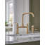 Litze® Bridge Faucet with Square Spout and Side Sprayer-51913854