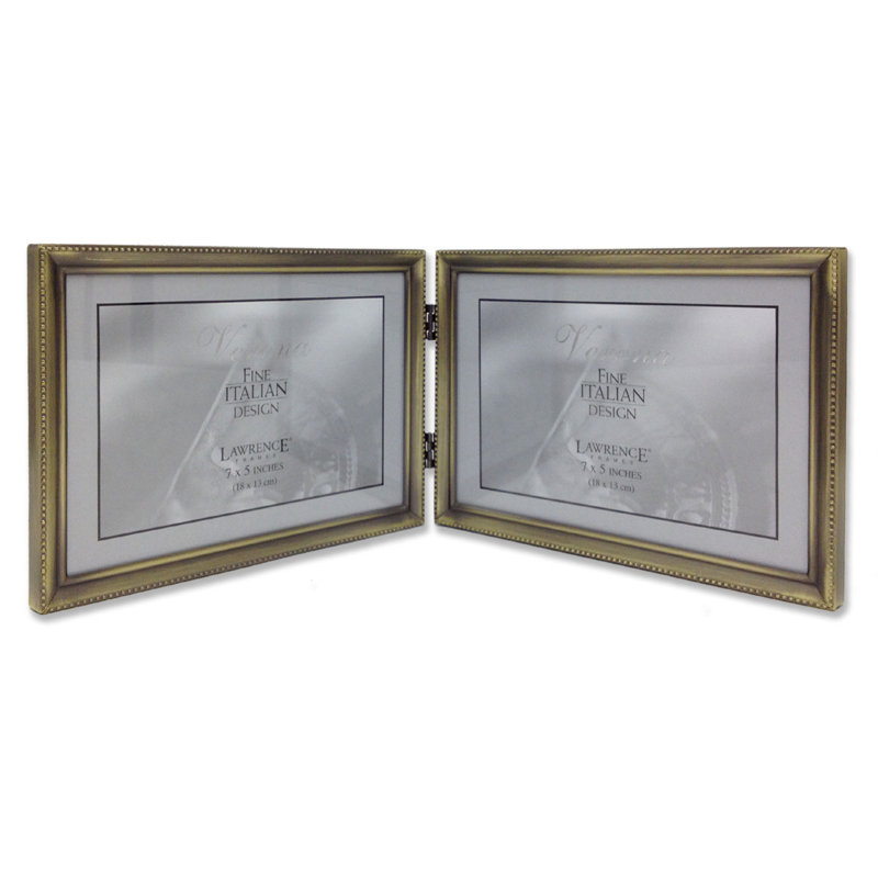 Levingston Metal Beaded Picture Frame, Antique Gold