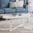 Modern Harmony Wood Oval Coffee Table