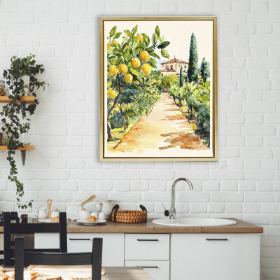 Cadre flottant Lemon Grove Pathway, design par LSR Design Studio