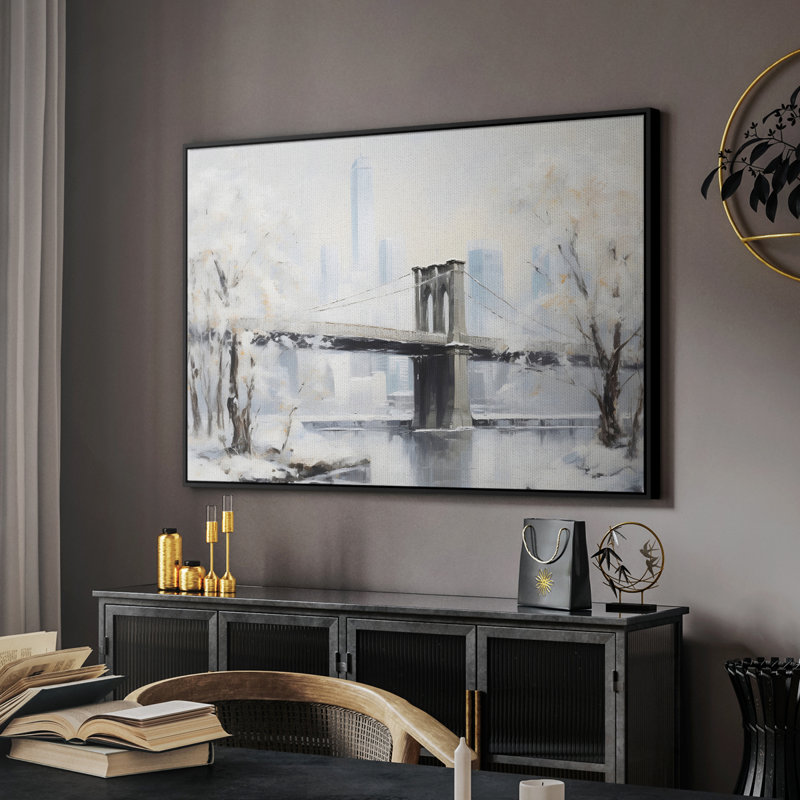 "Vintage Landscape - CCxxi" sur toile, H 17 po x l 25 po, Noir