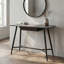 Benedick 120cm Glass Top Console Table