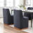 33.5" Rolling Dining Chair（Set of 4）-291495458