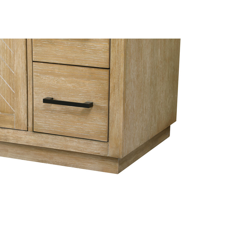 48 inch Single Bathroom Vanity, Linen Oak