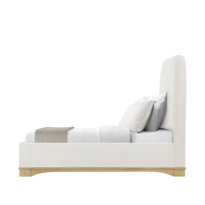 Origins Upholstered Bed, King, Sesame