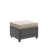 Coussin beige/cadre gris
