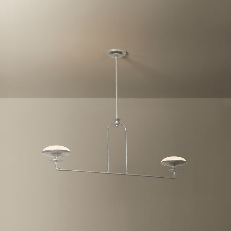 2 lumières DEL Troy Lighting Pacific, H 13 po x l 65 po x P 65 po, Deux lumières
