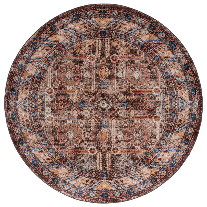 Bijar Performance Oriental Rug, Round 6'7"