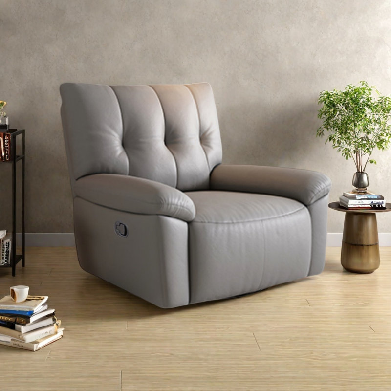 Cloud-sensing comfort function lounge chair, Gray
