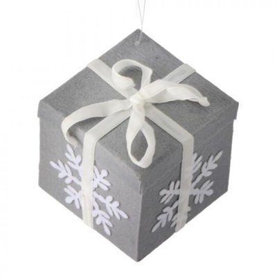 Snowflake Pattern Gift Package Ornament