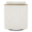 Fauteuil d'appoint pivotant en cuir Grayton-1693391114