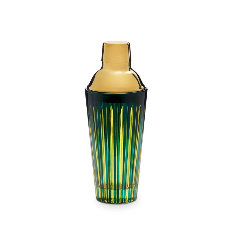 Prism Cocktail Shaker - Amber/Honey, Green