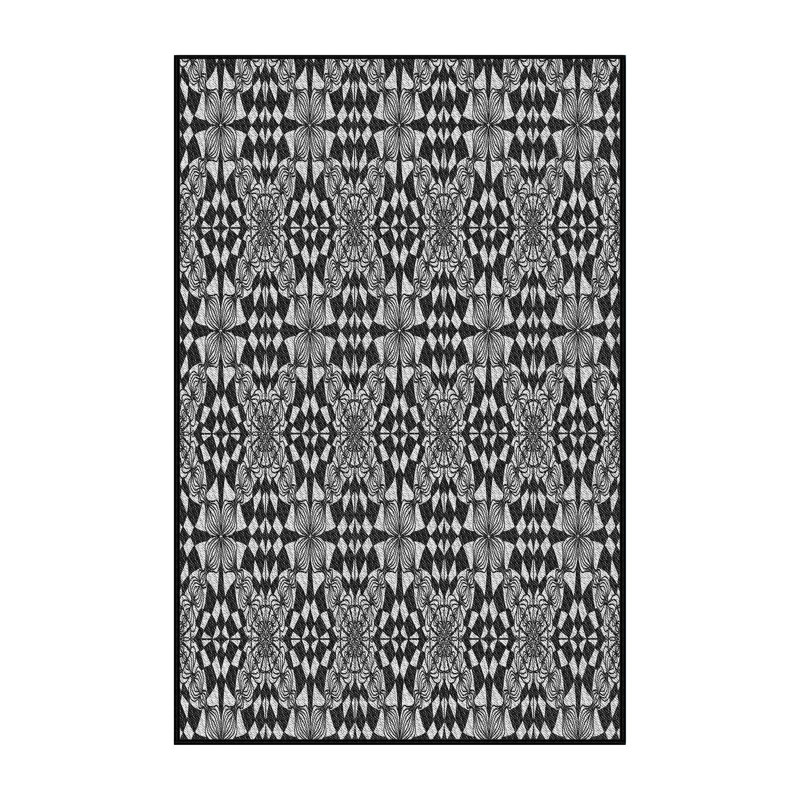Tapis gris, Rectangle 5 pi x 7 pi