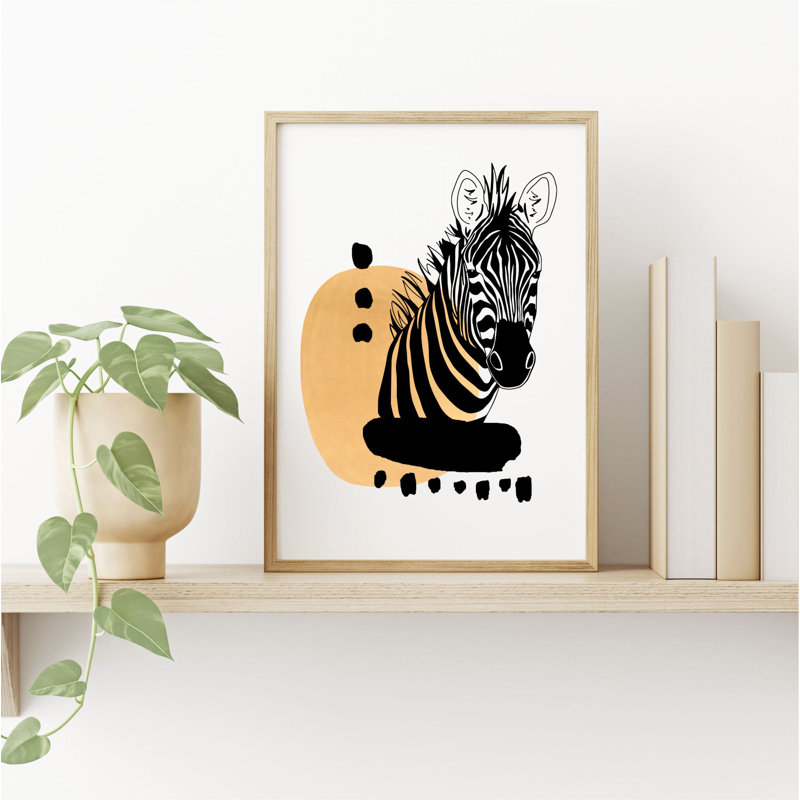 Abstract Zebra - Print on Plastic / Acrylic