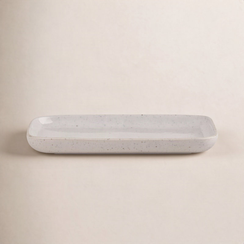 SABLO Ceramic 5.5" Appetizer Plate, Cloud