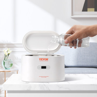 Nettoyeur à bijoux pour machine à ultrasons, nettoyeur à ultrasons portable 22 oz avec 5 minuteries numériques