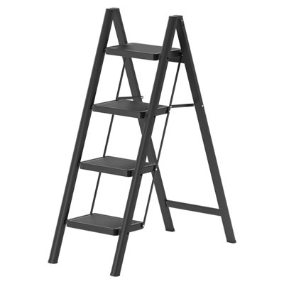 4-Step Steel Folding Step Stool Ladder