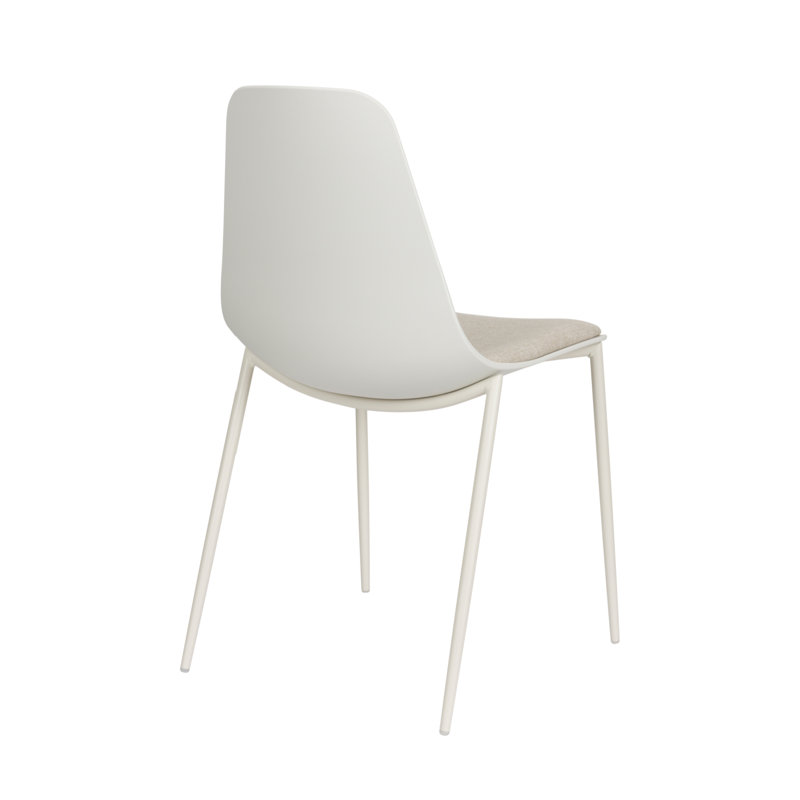 Jeffrey Dining Chair, White