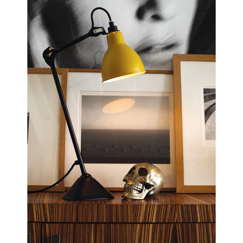 Lampe Gras Desk Table Lamp, Black/Copper