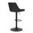 Swivel Upholstered Adjustable Height Counter Stool with Metal Frame-2083530209