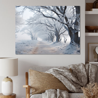 «Winter Frosty Canopy I», reproduction sur toile