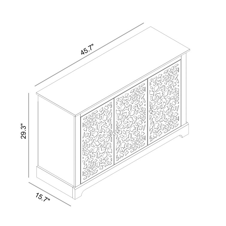 Eltingville 45.7" 3-Door Wide Sideboard